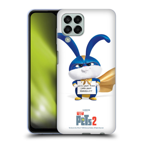 The Secret Life of Pets 2 Character Posters Snowball Rabbit Bunny Soft Gel Case for Samsung Galaxy M33 (2022)