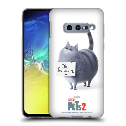 The Secret Life of Pets 2 Character Posters Chloe Cat Soft Gel Case for Samsung Galaxy S10e