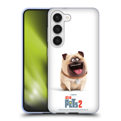 The Secret Life of Pets 2 Character Posters Mel Pug Dog Soft Gel Case for Samsung Galaxy S23 5G