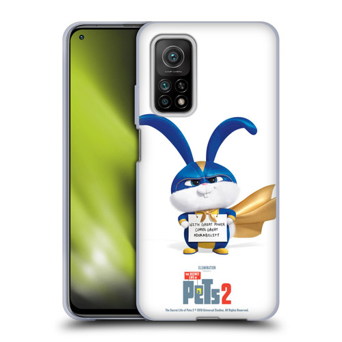 The Secret Life of Pets 2 Character Posters Snowball Rabbit Bunny Soft Gel Case for Xiaomi Mi 10T 5G