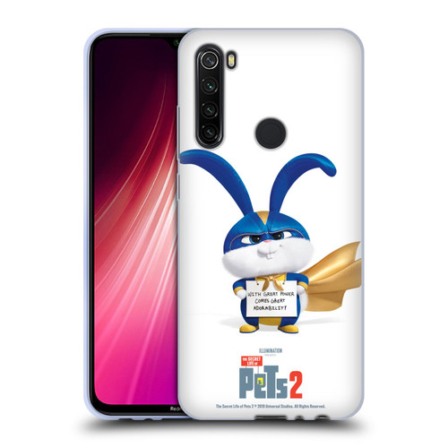 The Secret Life of Pets 2 Character Posters Snowball Rabbit Bunny Soft Gel Case for Xiaomi Redmi Note 8T