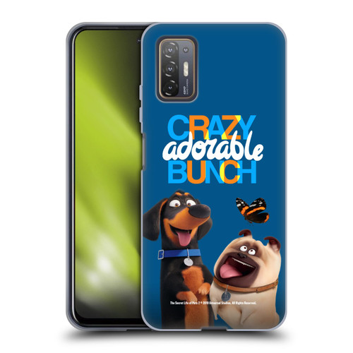 The Secret Life of Pets 2 II For Pet's Sake Group Soft Gel Case for HTC Desire 21 Pro 5G