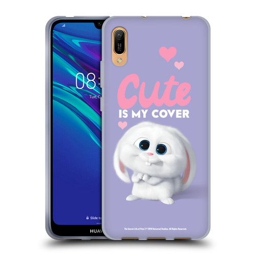The Secret Life of Pets 2 II For Pet's Sake Snowball Rabbit Bunny Cute Soft Gel Case for Huawei Y6 Pro (2019)