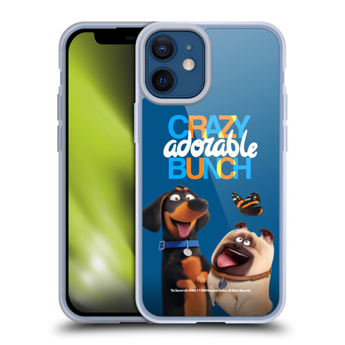 The Secret Life of Pets 2 II For Pet's Sake Group Soft Gel Case for Apple iPhone 12 Mini