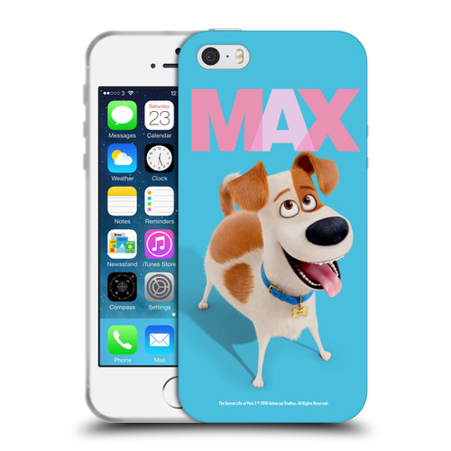 The Secret Life of Pets 2 II For Pet's Sake Max Dog Soft Gel Case for Apple iPhone 5 / 5s / iPhone SE 2016