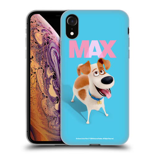 The Secret Life of Pets 2 II For Pet's Sake Max Dog Soft Gel Case for Apple iPhone XR