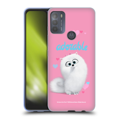 The Secret Life of Pets 2 II For Pet's Sake Gidget Pomeranian Dog Soft Gel Case for Motorola Moto G50