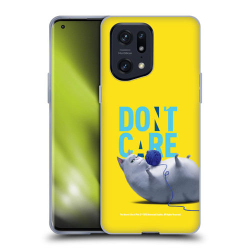 The Secret Life of Pets 2 II For Pet's Sake Chloe Cat Yarn Ball Soft Gel Case for OPPO Find X5 Pro