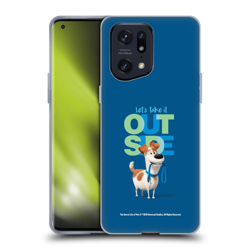 The Secret Life of Pets 2 II For Pet's Sake Max Dog Leash Soft Gel Case for OPPO Find X5 Pro