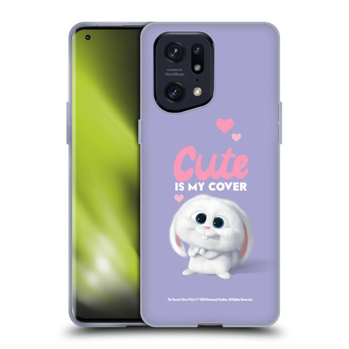 The Secret Life of Pets 2 II For Pet's Sake Snowball Rabbit Bunny Cute Soft Gel Case for OPPO Find X5 Pro