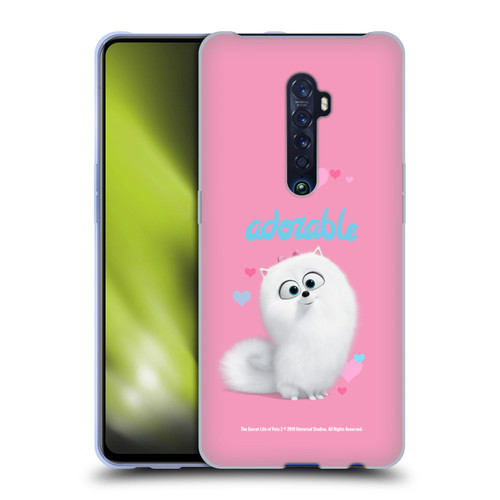 The Secret Life of Pets 2 II For Pet's Sake Gidget Pomeranian Dog Soft Gel Case for OPPO Reno 2