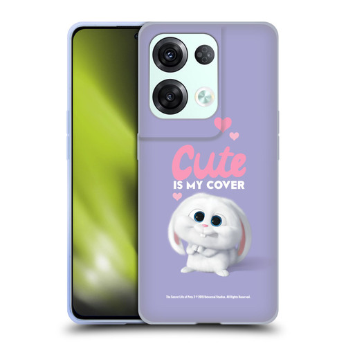 The Secret Life of Pets 2 II For Pet's Sake Snowball Rabbit Bunny Cute Soft Gel Case for OPPO Reno8 Pro