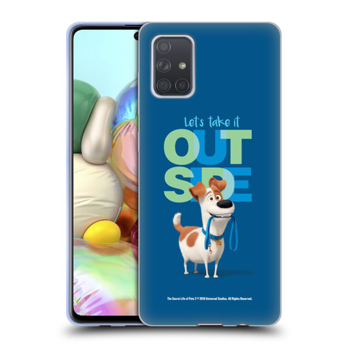 The Secret Life of Pets 2 II For Pet's Sake Max Dog Leash Soft Gel Case for Samsung Galaxy A71 (2019)