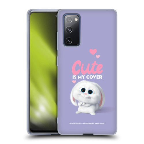 The Secret Life of Pets 2 II For Pet's Sake Snowball Rabbit Bunny Cute Soft Gel Case for Samsung Galaxy S20 FE / 5G
