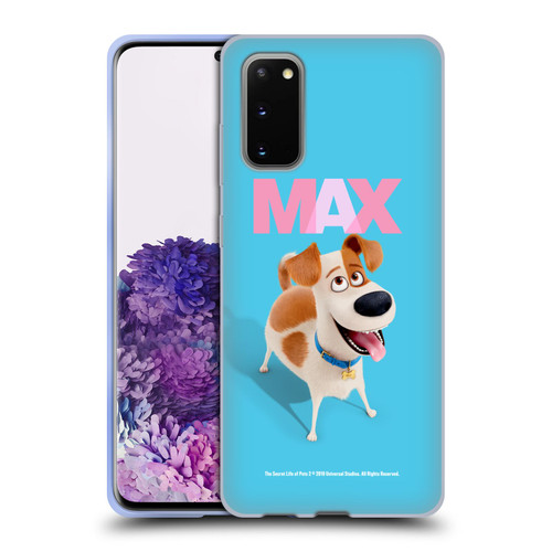 The Secret Life of Pets 2 II For Pet's Sake Max Dog Soft Gel Case for Samsung Galaxy S20 / S20 5G