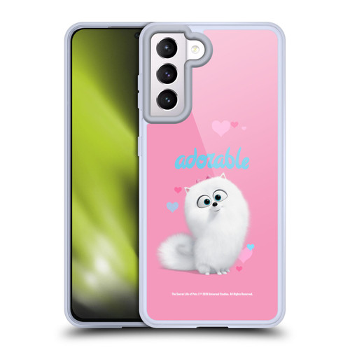 The Secret Life of Pets 2 II For Pet's Sake Gidget Pomeranian Dog Soft Gel Case for Samsung Galaxy S21 5G