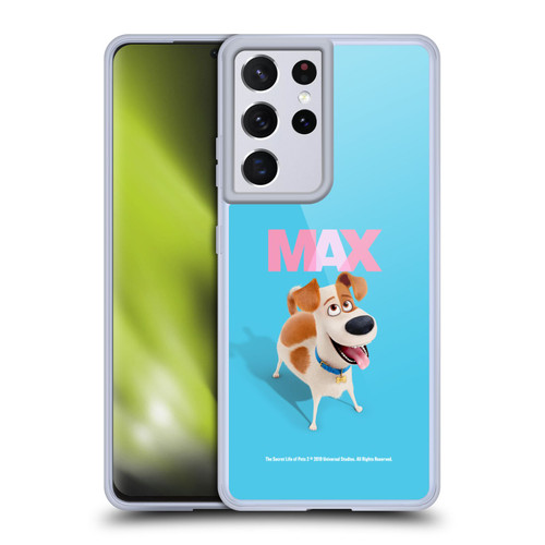 The Secret Life of Pets 2 II For Pet's Sake Max Dog Soft Gel Case for Samsung Galaxy S21 Ultra 5G