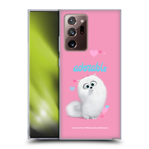 The Secret Life of Pets 2 II For Pet's Sake Gidget Pomeranian Dog Soft Gel Case for Samsung Galaxy Note20 Ultra / 5G