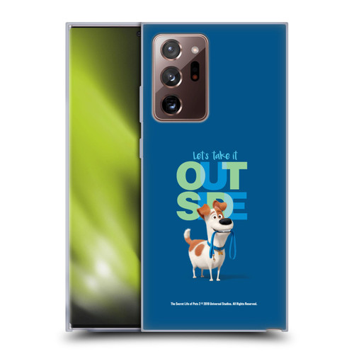 The Secret Life of Pets 2 II For Pet's Sake Max Dog Leash Soft Gel Case for Samsung Galaxy Note20 Ultra / 5G