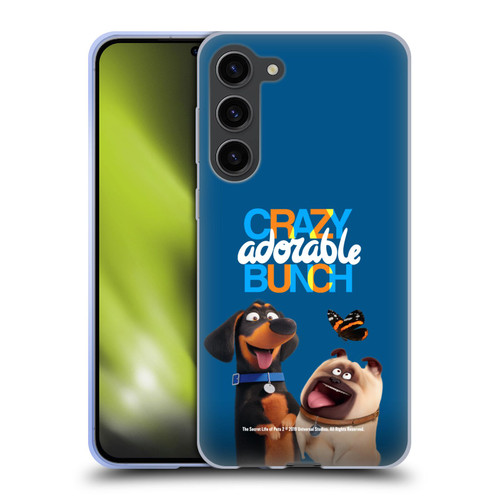 The Secret Life of Pets 2 II For Pet's Sake Group Soft Gel Case for Samsung Galaxy S23+ 5G