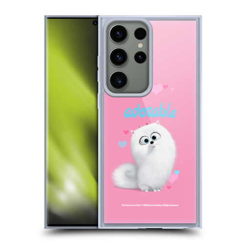 The Secret Life of Pets 2 II For Pet's Sake Gidget Pomeranian Dog Soft Gel Case for Samsung Galaxy S23 Ultra 5G