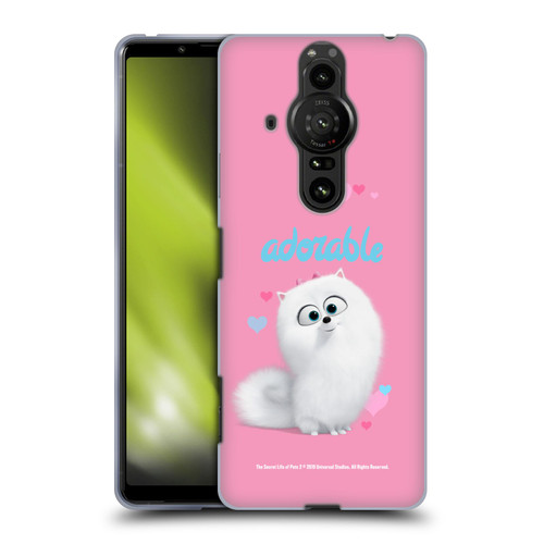 The Secret Life of Pets 2 II For Pet's Sake Gidget Pomeranian Dog Soft Gel Case for Sony Xperia Pro-I