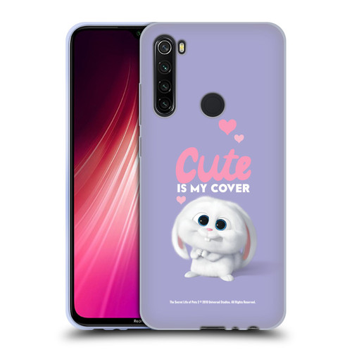 The Secret Life of Pets 2 II For Pet's Sake Snowball Rabbit Bunny Cute Soft Gel Case for Xiaomi Redmi Note 8T