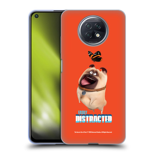 The Secret Life of Pets 2 II For Pet's Sake Mel Pug Dog Butterfly Soft Gel Case for Xiaomi Redmi Note 9T 5G