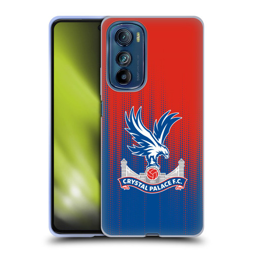 Crystal Palace FC Crest Halftone Soft Gel Case for Motorola Edge 30