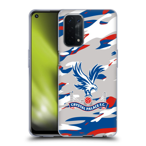 Crystal Palace FC Crest Camouflage Soft Gel Case for OPPO A54 5G