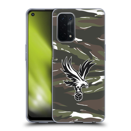 Crystal Palace FC Crest Woodland Camouflage Soft Gel Case for OPPO A54 5G