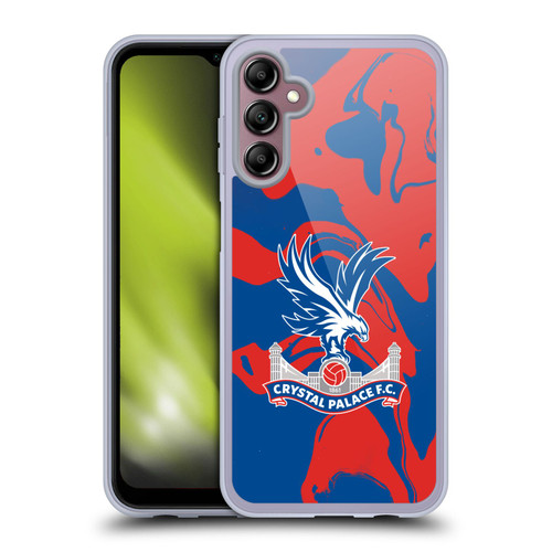 Crystal Palace FC Crest Red And Blue Marble Soft Gel Case for Samsung Galaxy A14 5G