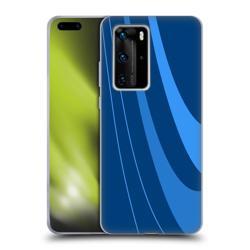 Ameritech Graphics Blue Mono Swirl Soft Gel Case for Huawei P40 Pro / P40 Pro Plus 5G
