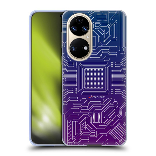 Ameritech Graphics Circuit Board Soft Gel Case for Huawei P50