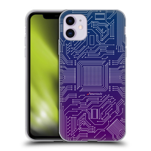 Ameritech Graphics Circuit Board Soft Gel Case for Apple iPhone 11