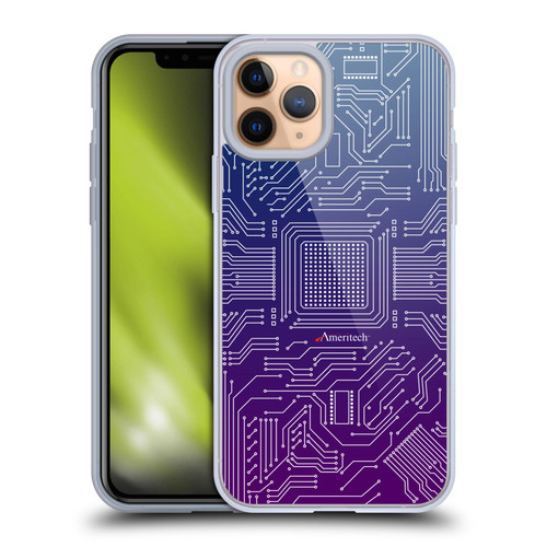 Ameritech Graphics Circuit Board Soft Gel Case for Apple iPhone 11 Pro