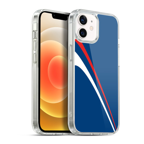 Ameritech Graphics Red And White Lines Soft Gel Case for Apple iPhone 12 / iPhone 12 Pro & MagSafe