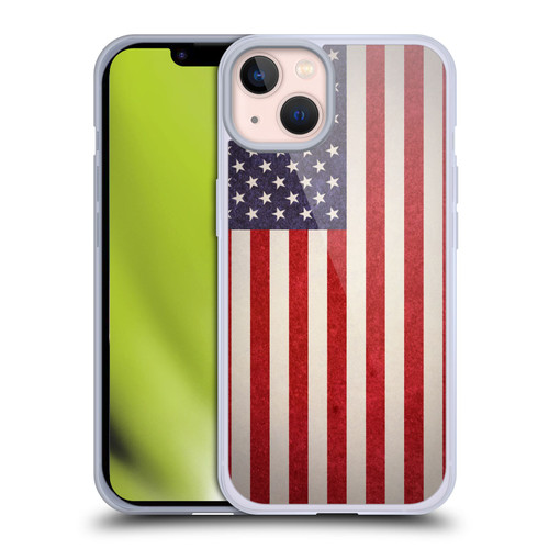 Ameritech Graphics American Flag Soft Gel Case for Apple iPhone 13