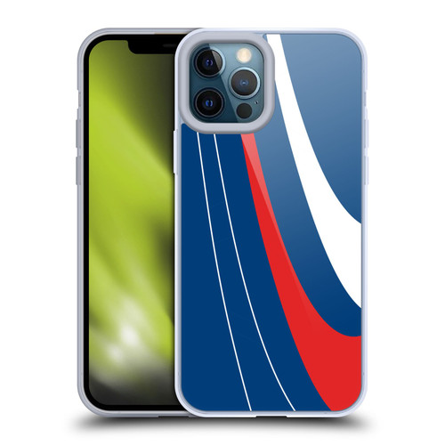 Ameritech Graphics Red And White Swirl Soft Gel Case for Apple iPhone 12 Pro Max