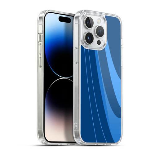 Ameritech Graphics Blue Mono Swirl Soft Gel Case for Apple iPhone 13 Pro Max & MagSafe