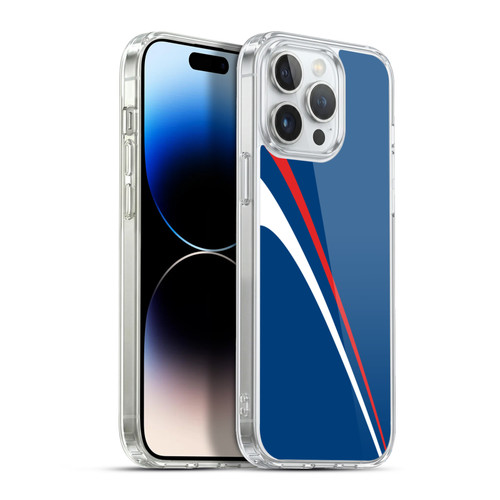 Ameritech Graphics Red And White Lines Soft Gel Case for Apple iPhone 13 Pro Max & MagSafe