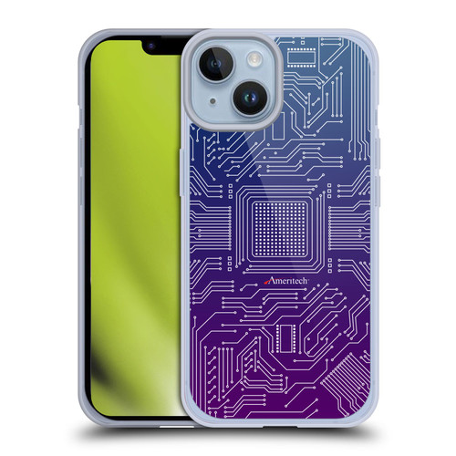 Ameritech Graphics Circuit Board Soft Gel Case for Apple iPhone 14