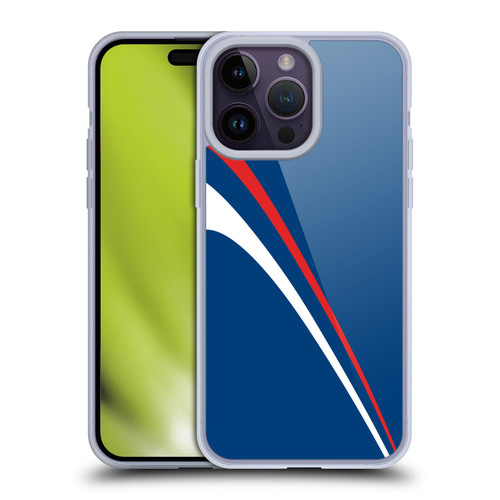 Ameritech Graphics Red And White Lines Soft Gel Case for Apple iPhone 14 Pro Max