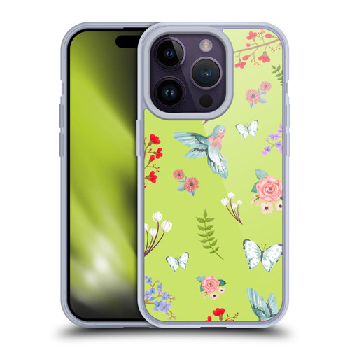 Ameritech Graphics Floral Soft Gel Case for Apple iPhone 14 Pro