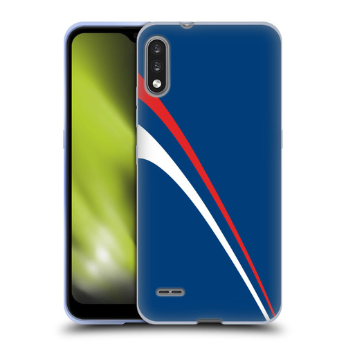 Ameritech Graphics Red And White Lines Soft Gel Case for LG K22