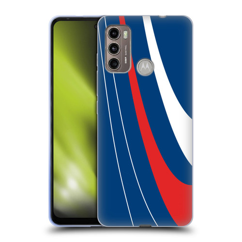Ameritech Graphics Red And White Swirl Soft Gel Case for Motorola Moto G60 / Moto G40 Fusion