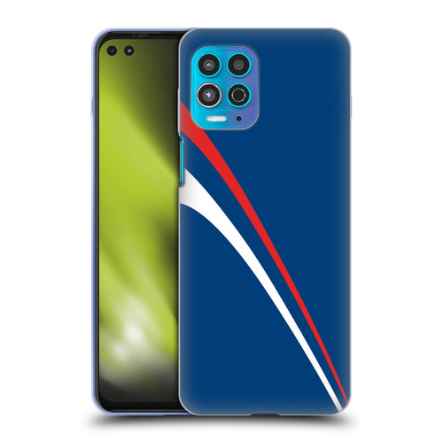 Ameritech Graphics Red And White Lines Soft Gel Case for Motorola Moto G100