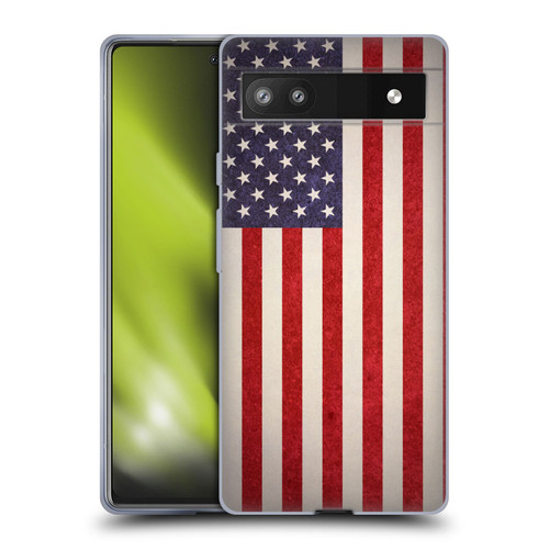 Ameritech Graphics American Flag Soft Gel Case for Google Pixel 6a