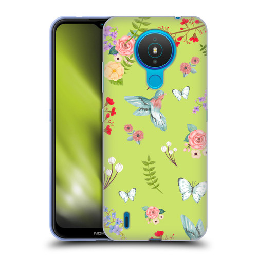 Ameritech Graphics Floral Soft Gel Case for Nokia 1.4