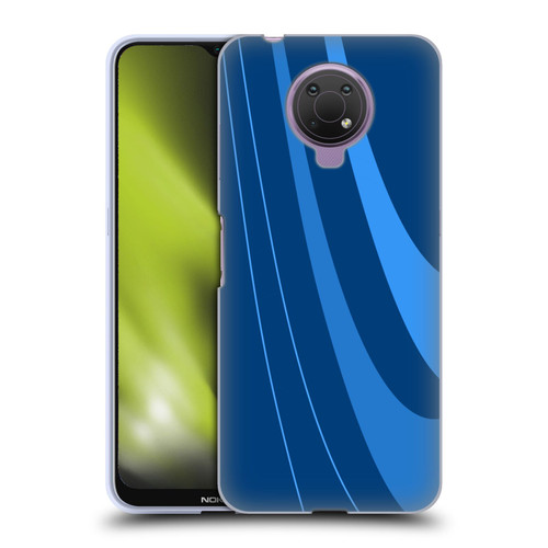 Ameritech Graphics Blue Mono Swirl Soft Gel Case for Nokia G10